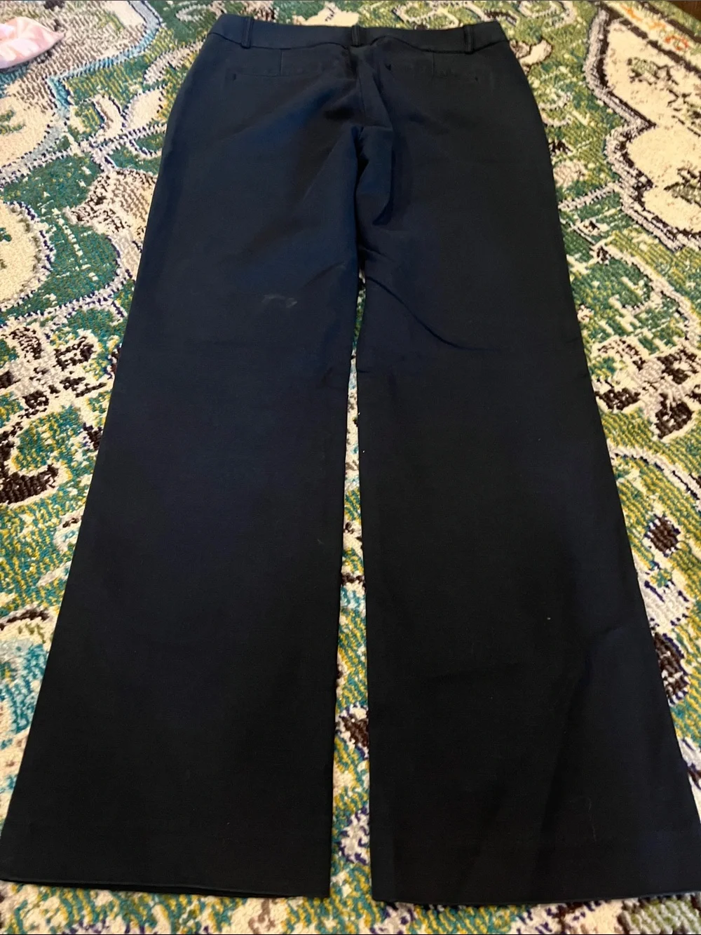 Banana Republic Black Wide-Leg Dress Pants - Picture 4 of 6